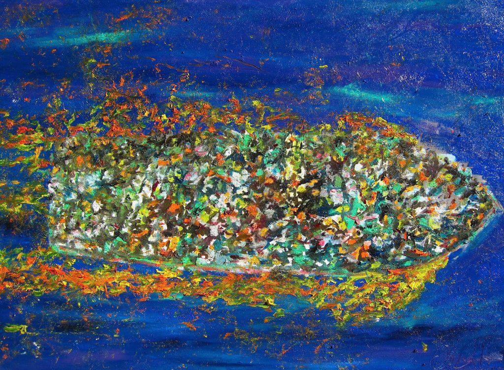 The Refugee Boat (2015) by OP Freuler