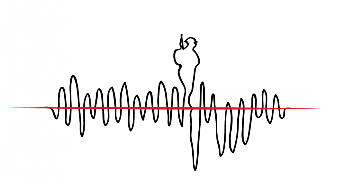 I Would Rather Walk With You Image: A sound wave with the outline of a soldier emerging from it